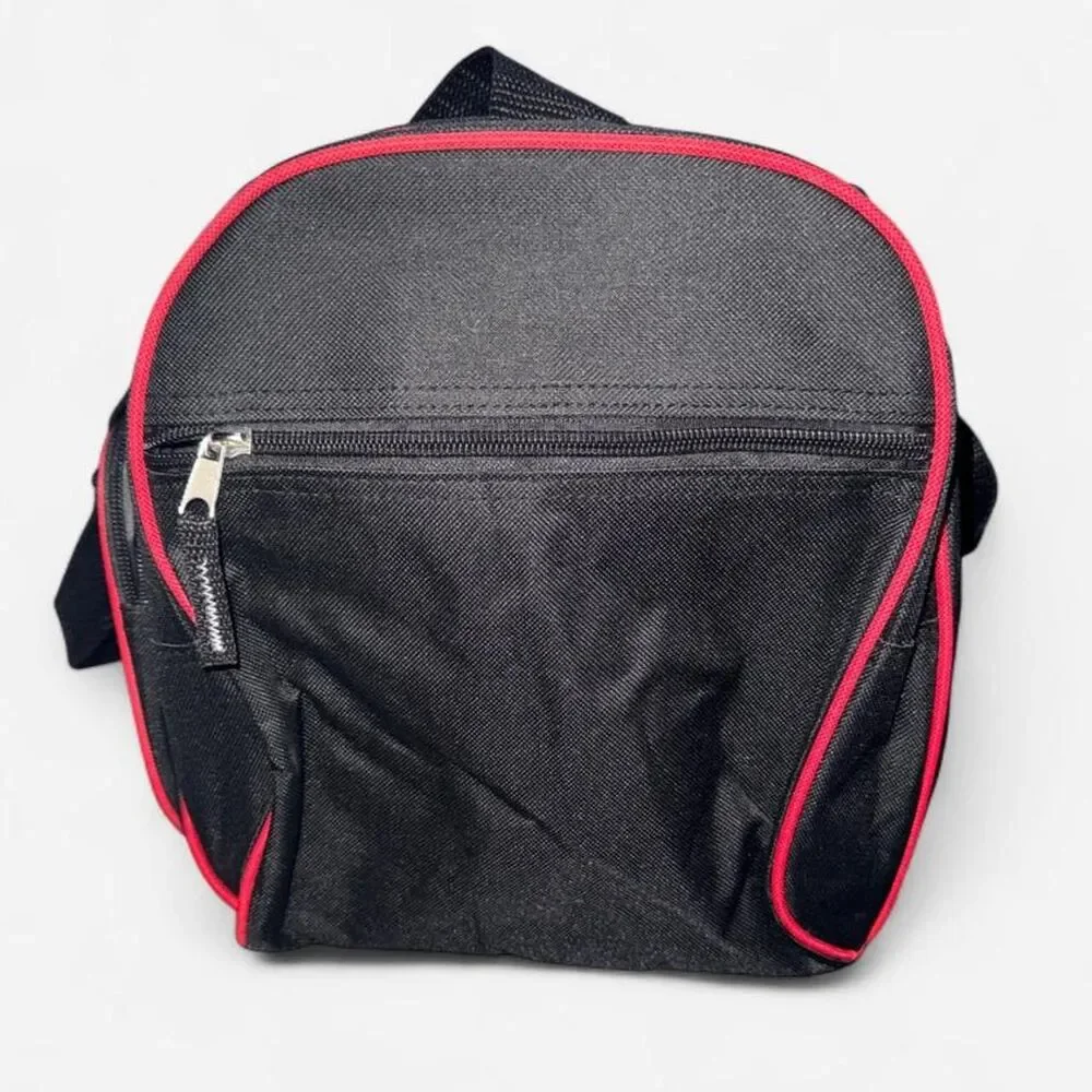 Sports Illustrated Gym Bag / Small Duffle Bag in Red and Black